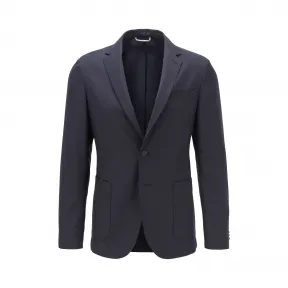 雨果博斯/Hugo Boss 男士可溯源羊毛混纺修身夹克西服 hbas50426898402