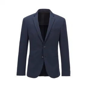 雨果博斯/Hugo Boss 男士棉质混纺平纹针织修身西服 hbas50427086402