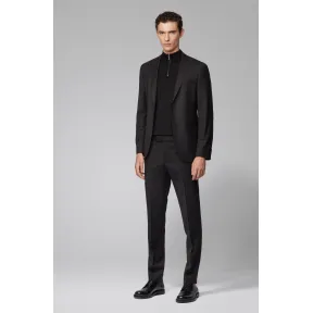 雨果博斯/Hugo Boss 男士微图案弹力初剪羊毛修身西装 hbas50427227001