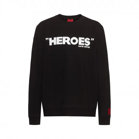 雨果博斯/Hugo Boss 男士标志性印花棉质毛圈布卫衣 hbas50427982001