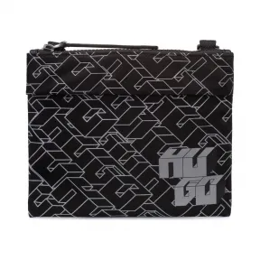 雨果博斯/Hugo Boss 建筑元素图案华达呢记者包 hbas50428644001