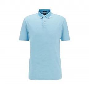 雨果博斯/Hugo Boss 花灰条纹棉质修身 Polo 衫 hbas50430002449