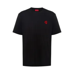 雨果博斯/Hugo Boss 男士系列主题图形印花平纹棉 T 恤 hbas50430135001