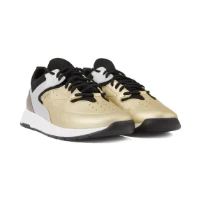 雨果博斯/Hugo Boss 男士金属色皮革鞋面跑步运动鞋 hbas50430248715