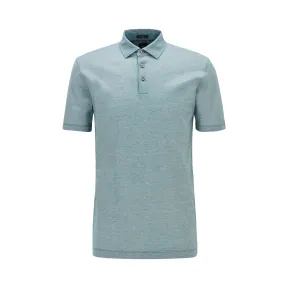 雨果博斯/Hugo Boss 双色意大利棉修身 Polo 衫 50431627319