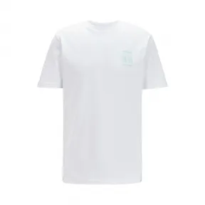 雨果博斯/Hugo Boss 背面图案印花可回收棉质 T 恤 50432989100