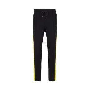 雨果博斯/Hugo Boss 男士侧边条纹和拉链细节棉质慢跑裤 hbas50433756001