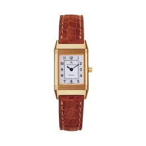 积家/Jaeger LeCoultre Reverso 翻转腕表系列  18k黄金 手动机械机芯 女表 Q2601420