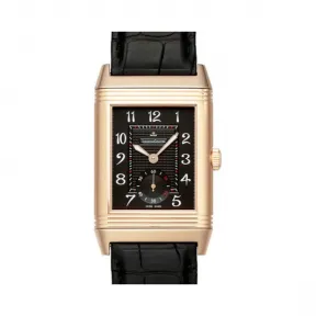 积家/Jaeger LeCoultre Reverso 翻转腕表系列  18k玫瑰金 手动机械机芯 男表 Q3732471