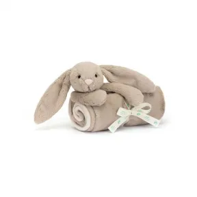 邦尼兔/JellyCat Bashful Bunny Blankie 害羞兔仔毯子-Beige BLNK4B
