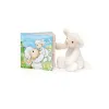 邦尼兔/Jellycat Agneau Timide Et Sa Maman Livre and Bashful Lamb Medium SETBK4MAMF