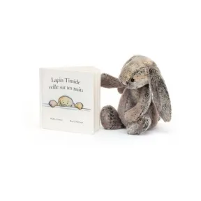 邦尼兔/Jellycat Lapin Timide Veille Sur Tes Nuits and Bashful Cottontail Bunny Medium SETBK4MBF