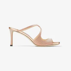 Jimmychoo/吉米周 ANISE 75 | 芭蕾粉色闪粉面料穆勒鞋 ANISE75TAI110323