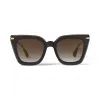 Jimmychoo/吉米周 玫瑰金色金属镜框灰色反光镜面猫眼太阳眼镜  CIARAGS52EEIB0C6197