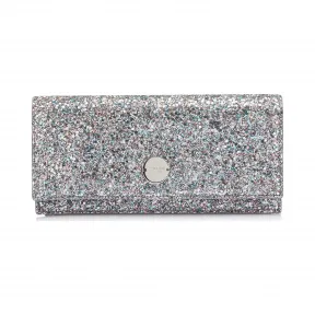 Jimmychoo/吉米周 泡泡糖混色闪粉面料手拿包   FIECGF0C6944