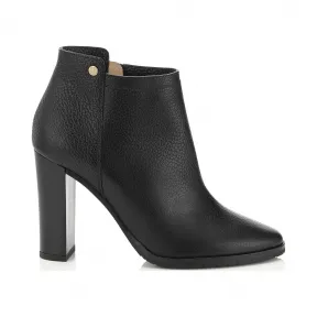 Jimmychoo/吉米周 黑色压纹粒面皮革踝靴 HART95EGT010003