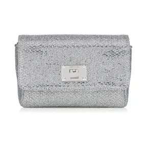 Jimmychoo/吉米周 银色亮片面料迷你包 j000064935001