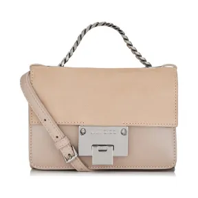 Jimmychoo/吉米周 风雨如磐的蓝色绒面革和专利斜挎包 J000065300001