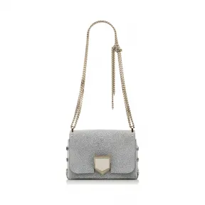 Jimmychoo/吉米周 银色亮片黄貂鱼皮单肩包 j000071081001