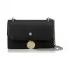 Jimmychoo/吉米周 黑色Nappa皮革斜挎迷你包 j000076865001