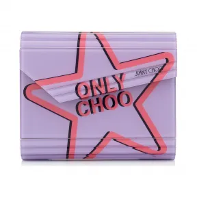 Jimmychoo/吉米周 Love Heart压克力“ ONLY CHOO”手拿包 j000077003001