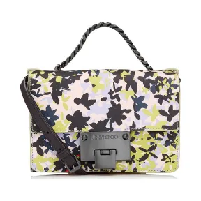 Jimmychoo/吉米周 苹果和淡紫色迷彩印花软粒山羊皮革迷你斜挎包 j000077943001