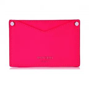 Jimmychoo/吉米周 令人震惊的黄色Matt Neon小牛皮卡片钱包 J000087927001