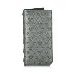 Jimmychoo/吉米周 炮铜色金属纳帕大号双折钱包，饰有浮雕星星 J000090030001