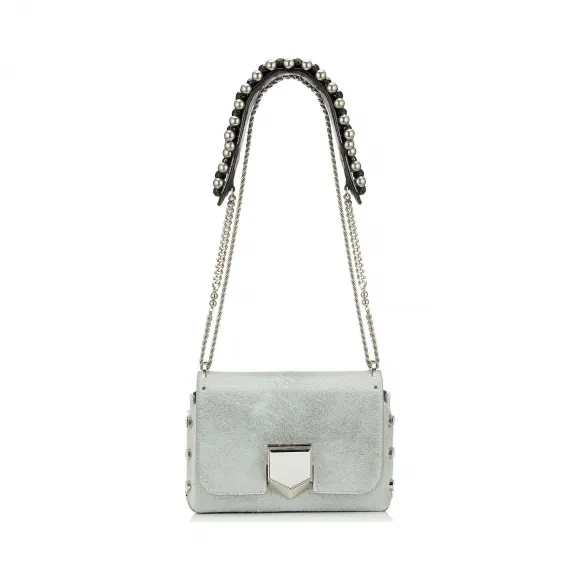 Jimmychoo/吉米周 月光石金属小马肩饰珠饰表带 J000095037001