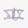 Jimmychoo/吉米周 JC MONOGRAM CUFF手镯-紫藤色珐琅漆面金属 JC 交织字母手镯 JCMONOGRAMCUFFBYY051551