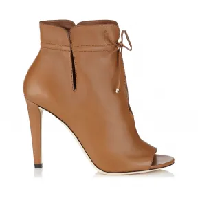 Jimmychoo/吉米周 峡谷柔软皮革踝靴 MEMPHIS100SLY025123