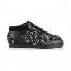 Jimmychoo/吉米周 黑色多花饰铆钉低帮运动鞋 MIAMIMUF010045