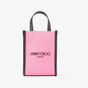 Jimmychoo/吉米周 MINI N/S TOTE | 糖粉色帆布迷你托特包 MININSTOTECZM112676