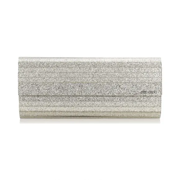 Jimmychoo/吉米周 香槟色闪粉亚克力手拿包  SWEETIEGAC120011