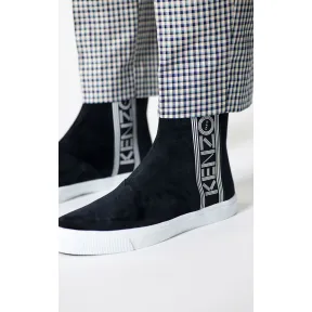 凯卓/Kenzo 男士 黑色 高帮鞋 Kapri套穿高帮鞋 F865SN133L56.99.41