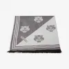 凯卓/Kenzo 黑色 手套 大号两色老虎围巾 F868EU543JFB.99A.TU