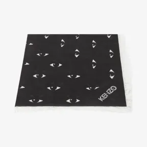凯卓/Kenzo 黑色 手套 大号多眼围巾 F958EW440PFH.99.TU