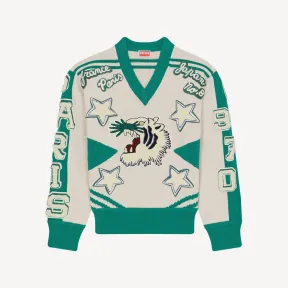 凯卓/Kenzo 'Varsity' merino wool jumper FC62PU3243BB.57.L