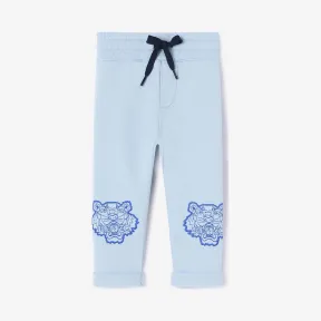 凯卓/Kenzo 男孩 天蓝色 慢跑裤 老虎慢跑裤 L76Z23547G01.64.12M