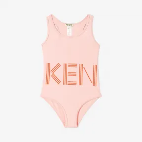 凯卓/Kenzo 女孩 粉红色 泳衣 徽标泳衣 L95N38038F02.32.4A