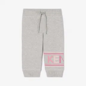 凯卓/Kenzo 女孩 中灰 慢跑裤 徽标慢跑裤 L96Z23027F01.96.12M
