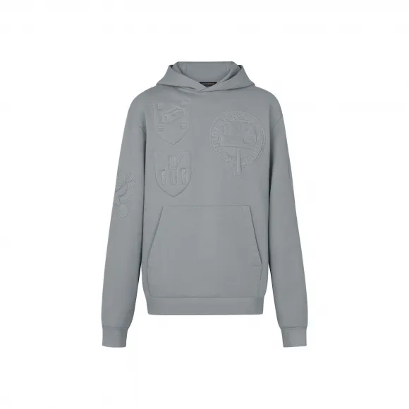 路易威登/Louis Vuitton(LV) 男士 3D 衬垫刺绣连帽衫 1A5PAP