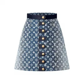 路易威登/Louis Vuitton(LV) 牛仔 A 字裙 1A9NK8