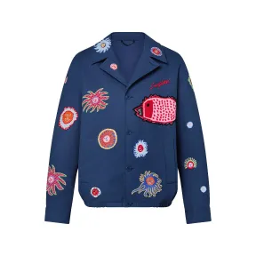 路易威登/Louis Vuitton(LV) LV x YK 刺绣面孔夹克衫 - 男士 - 成衣 1AB8HK