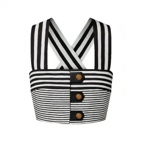 路易威登/Louis Vuitton(LV)  混合条纹短款上衣 1ABCTI