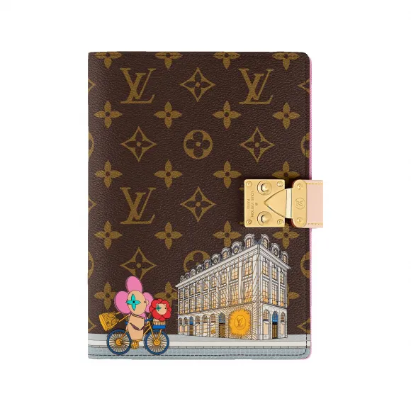 路易威登/Louis Vuitton(LV) Paris Xmas Paul 记事本封套 Monogram 帆布 - 书籍及书写品 GI0827