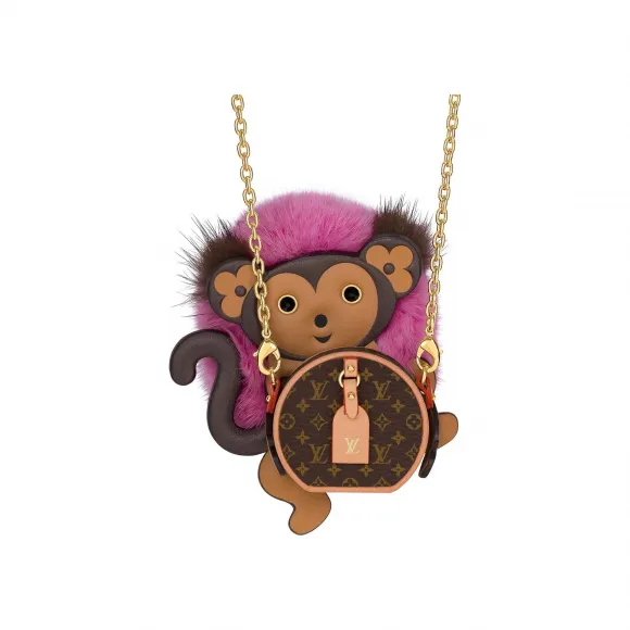 路易威登/Louis Vuitton(LV) MONKEY HAT BOX 链条装饰 M00358