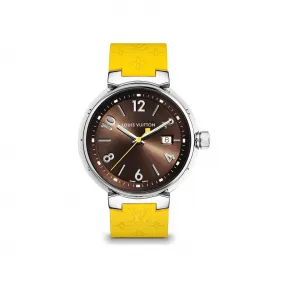 路易威登/Louis Vuitton Tambour Brown 腕表，39.5毫米 QAAA75