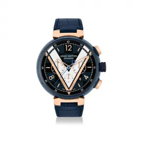 路易威登/Louis Vuitton(LV) 男士 TAMBOUR DAMIER COBALT 计时腕表.46 毫米 QBB111