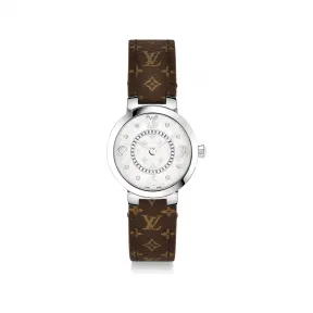 路易威登/Louis Vuitton Tambour Slim Monogram 腕表，28毫米 QBBB55